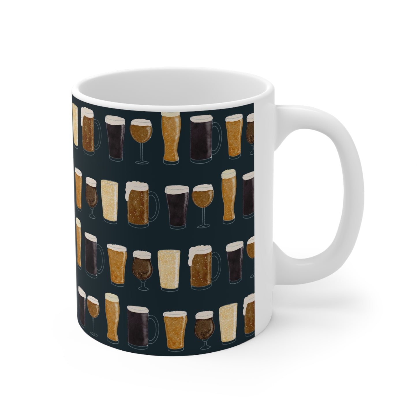 Beer O'Clock 11oz Ceramic Mug