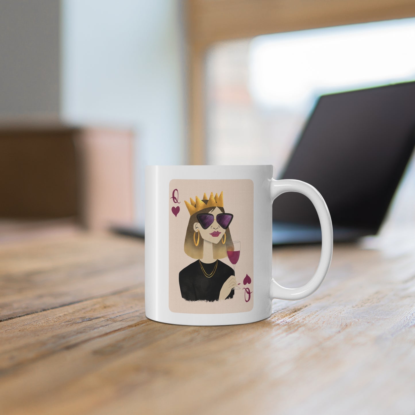 Queen of Hearts 11oz Ceramic Mug