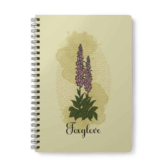The Poison Garden A5 Notebook (Foxglove)