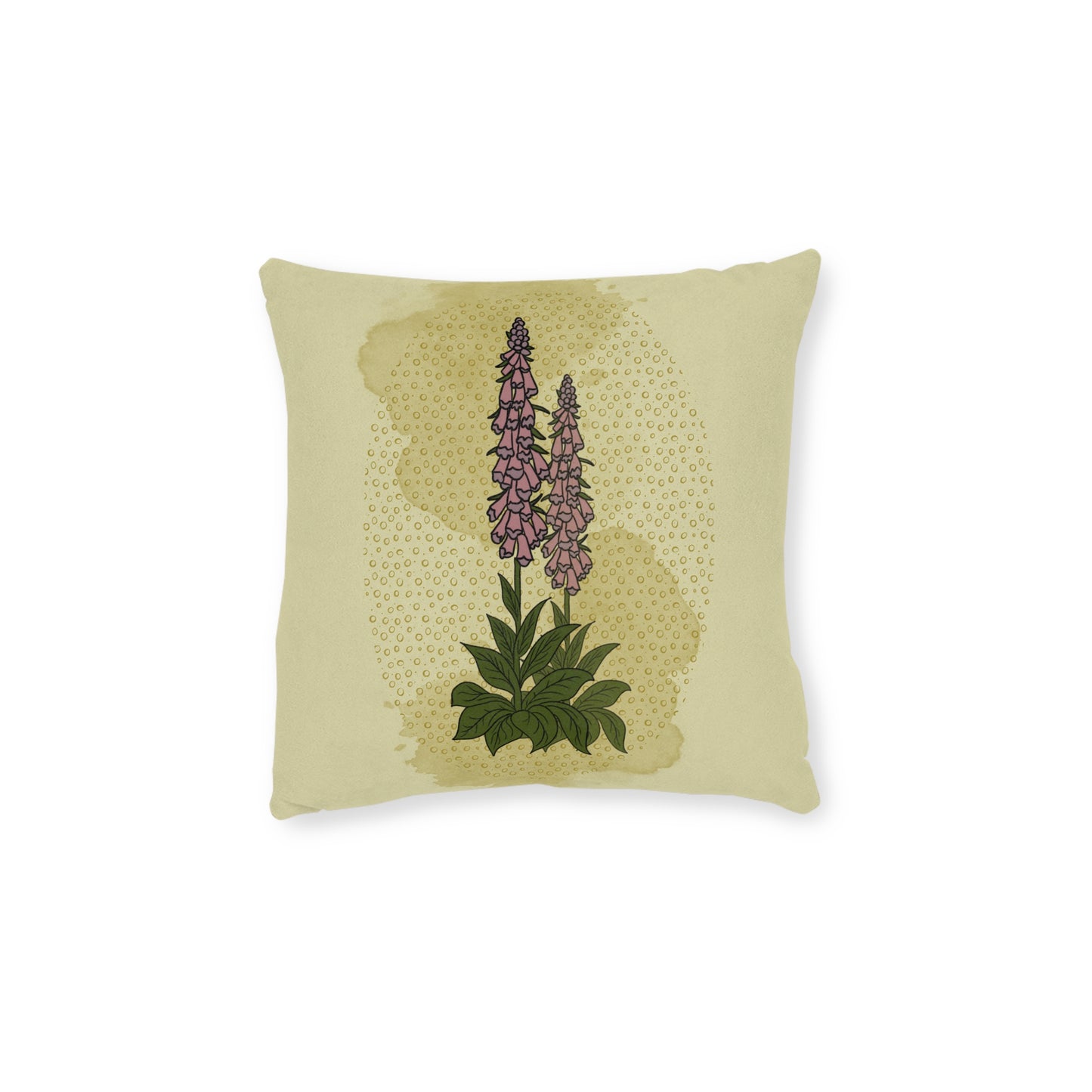 The Poison Garden Square Cushion (Foxglove)