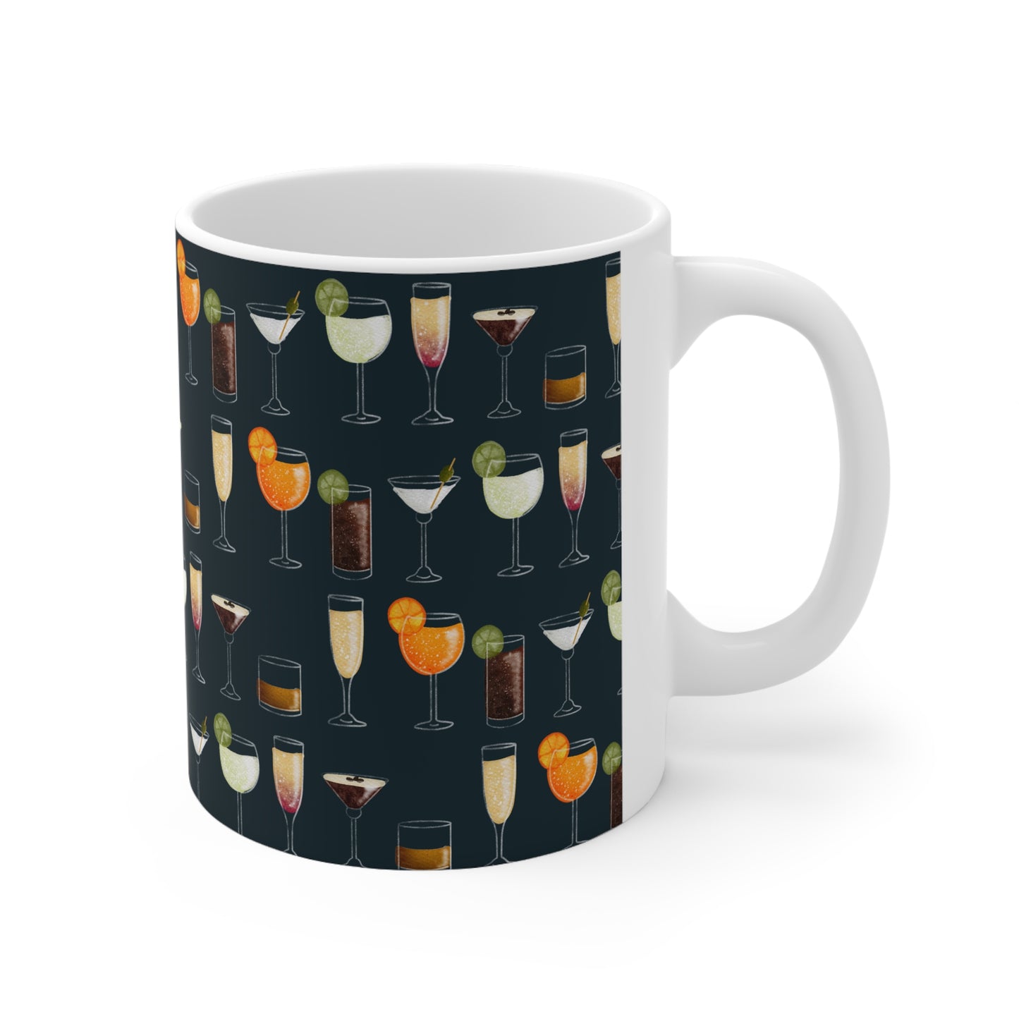 Cocktail Party 11oz Ceramic Mug