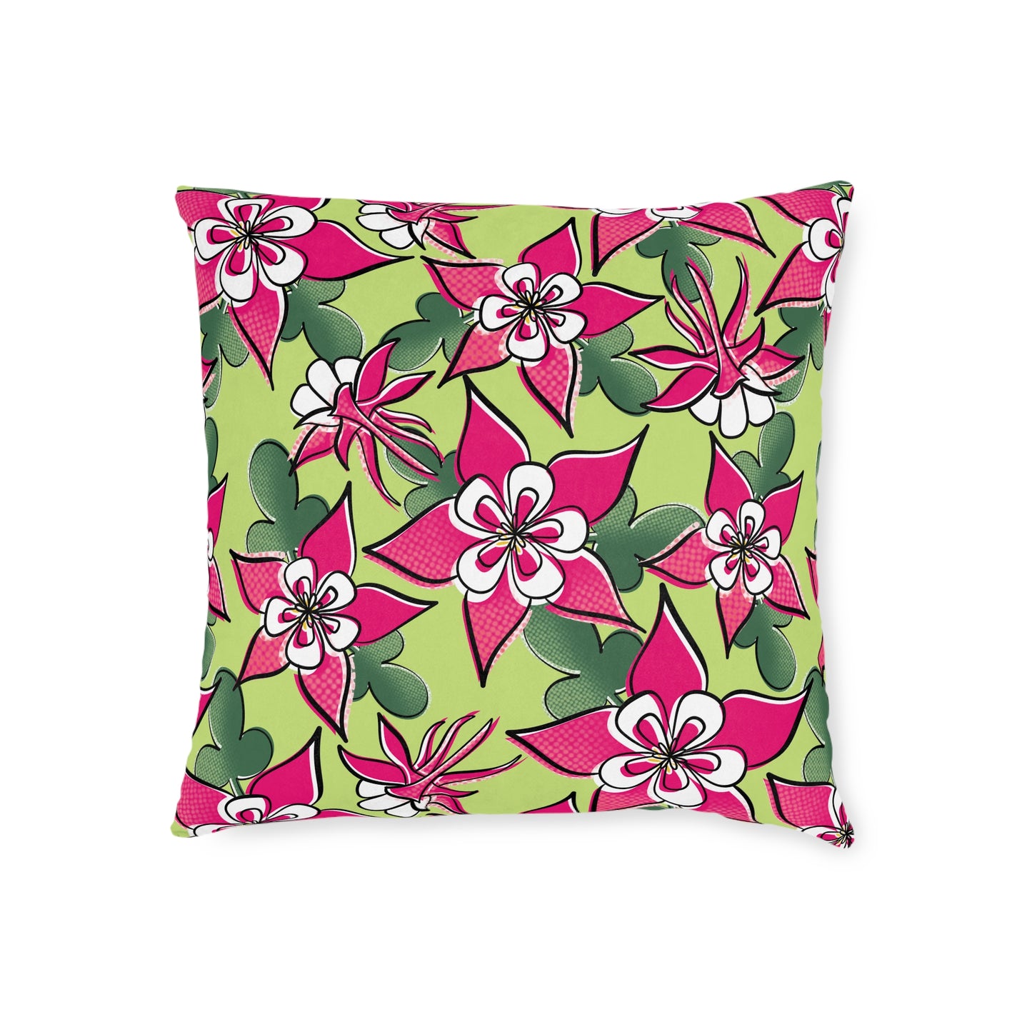 Aquilegia Square Cushion