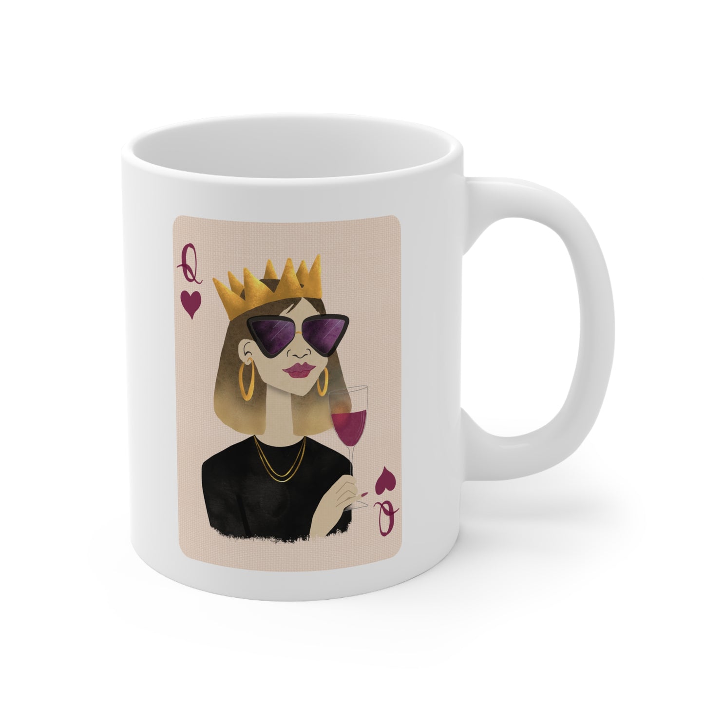 Queen of Hearts 11oz Ceramic Mug