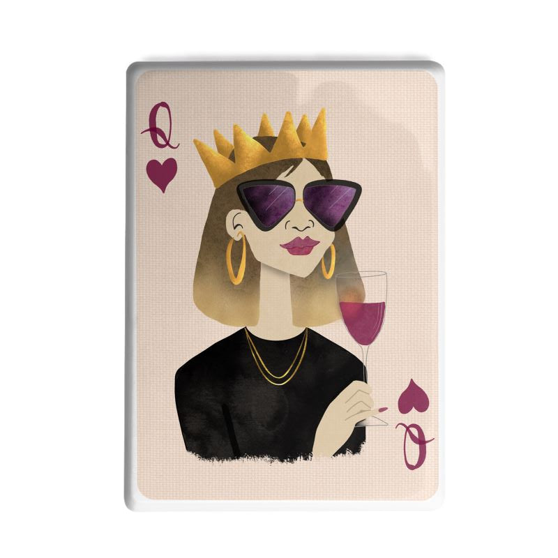Queen of Hearts Fridge Magnet