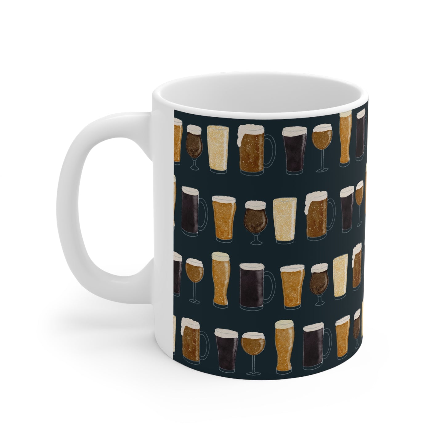 Beer O'Clock 11oz Ceramic Mug