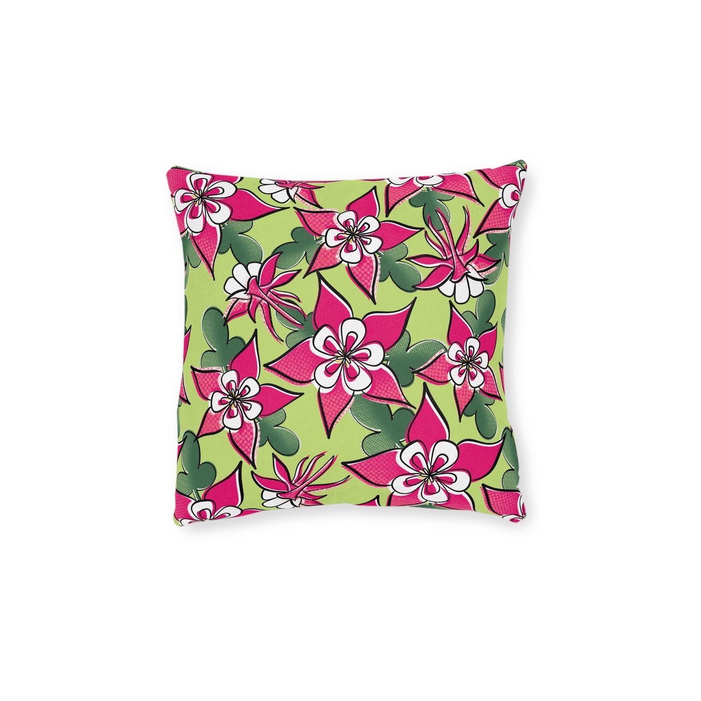 Aquilegia Square Cushion