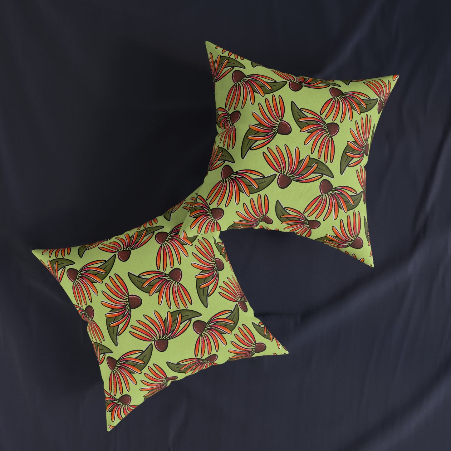 Echinacea Square Cushion