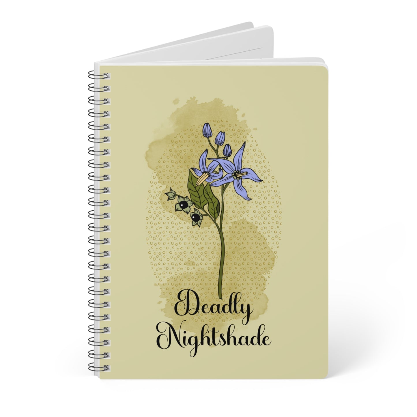 The Poison Garden A5 Notebook (Deadly Nightshade)