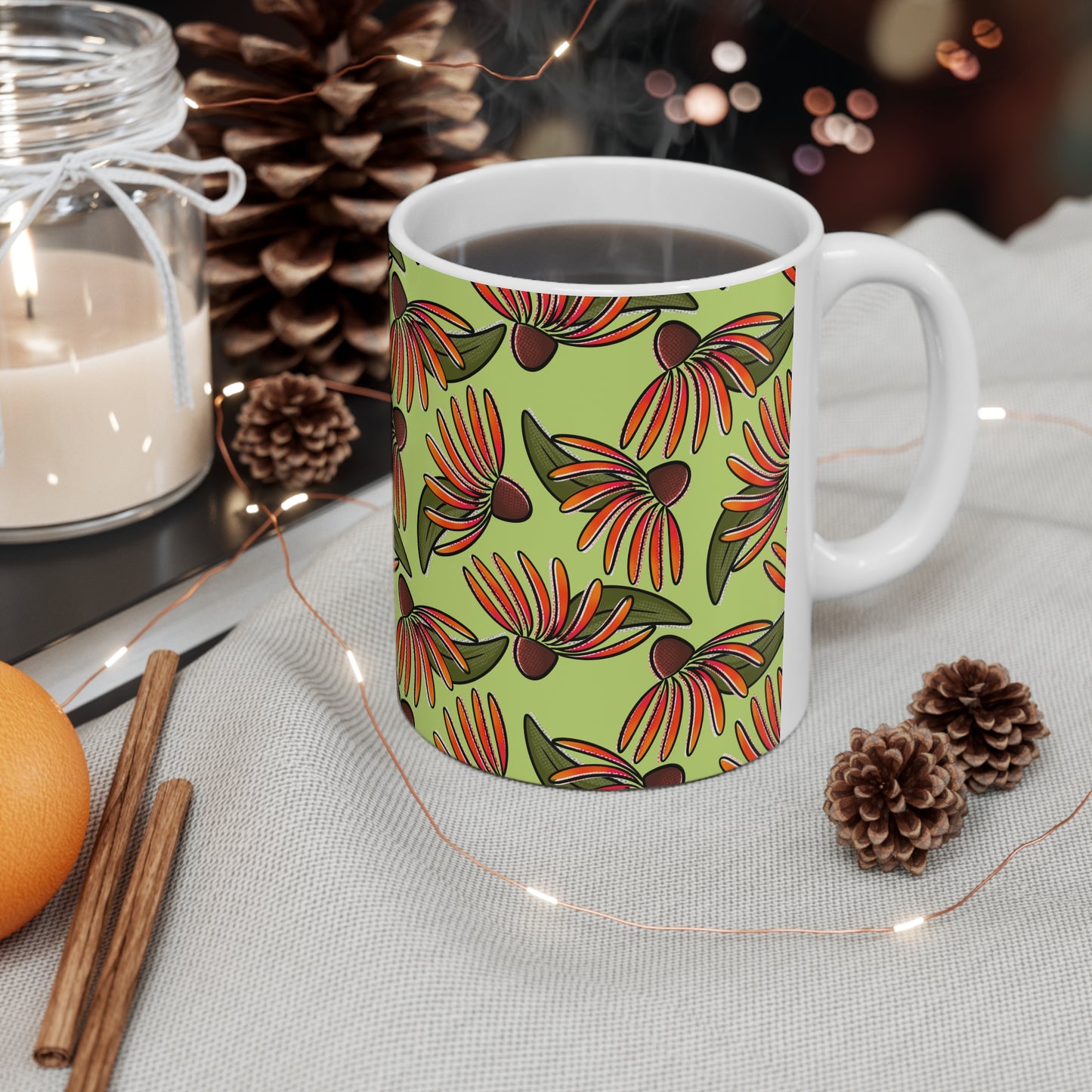 Echinacea 11oz Ceramic Mug