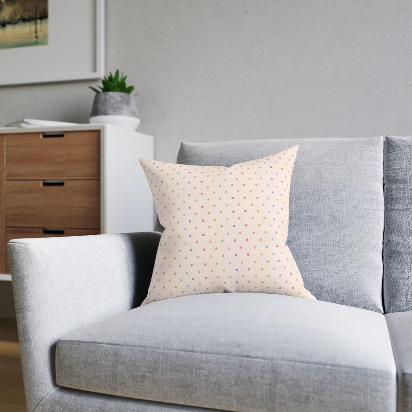 Dino Cuties Coordinating Square Cushion