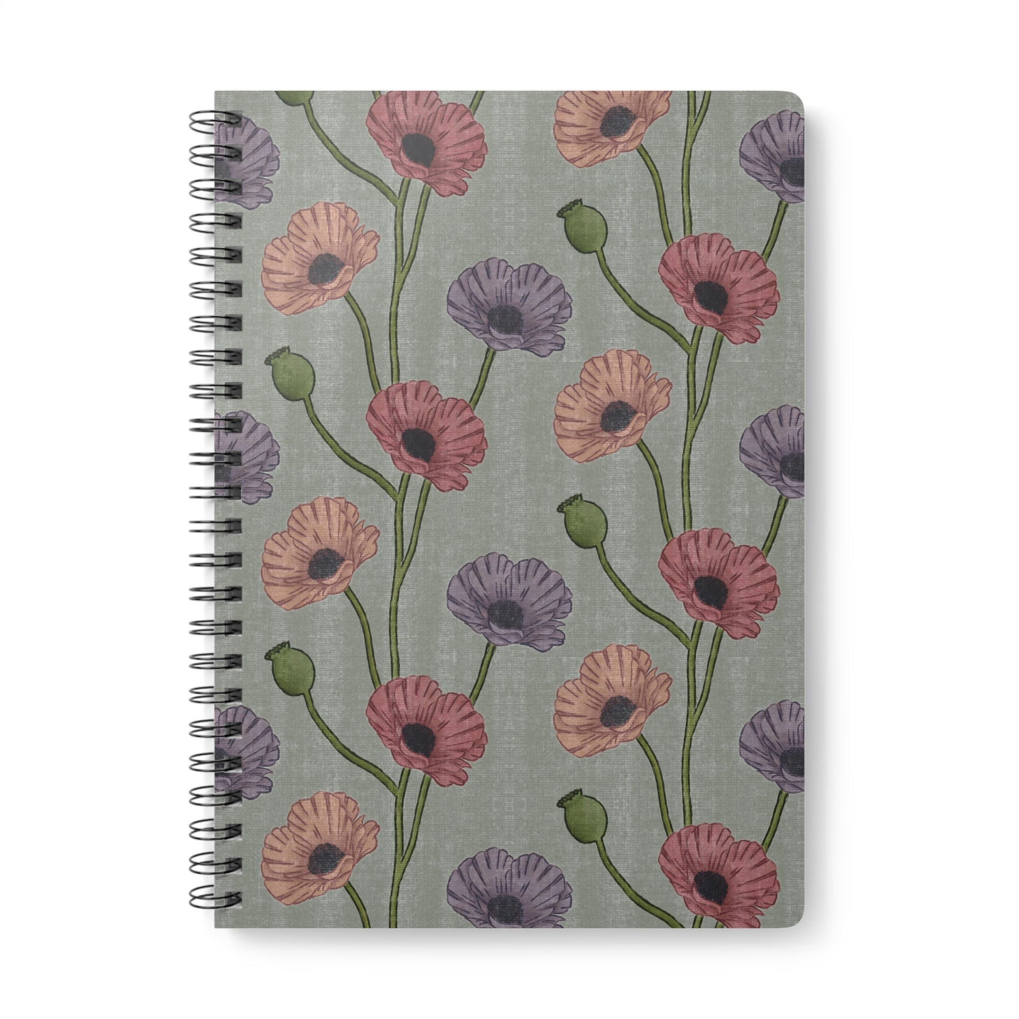 Painted Poppies A5 Notebook – Curious Elle