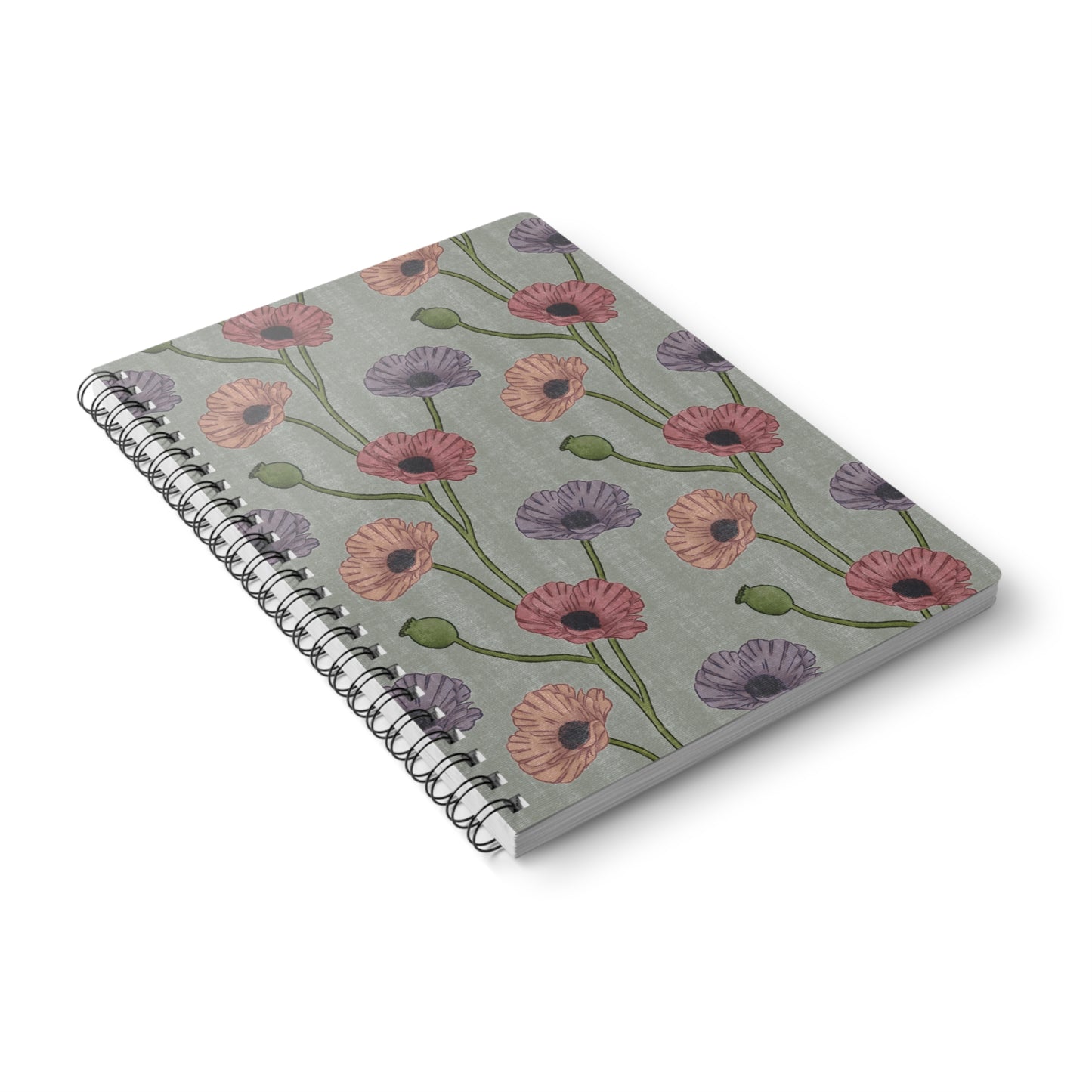 Painted Poppies A5 Notebook