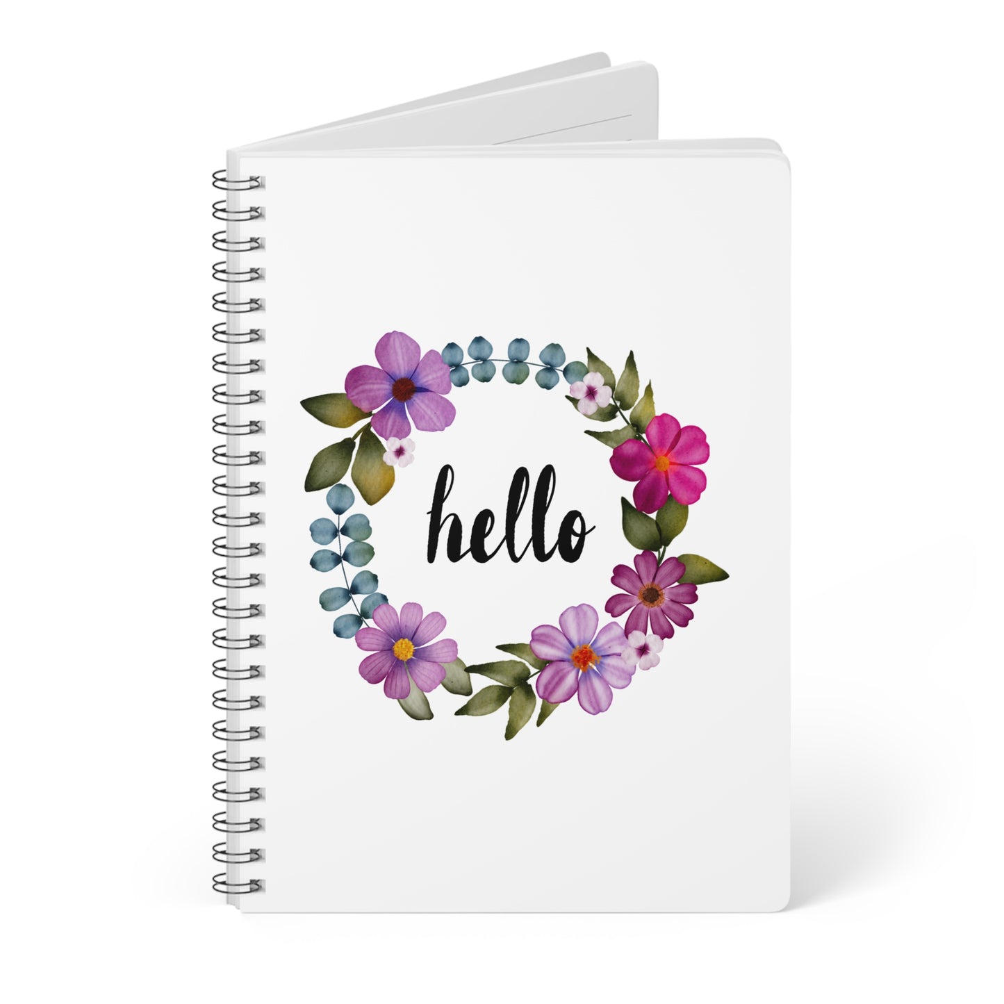 Wild & Free Wreath A5 Notebook