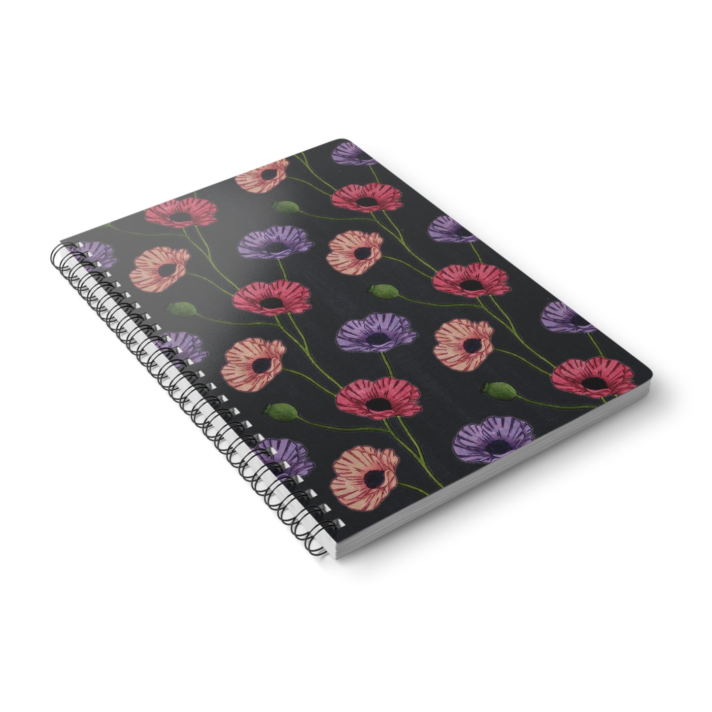 Painted Poppies A5 Notebook