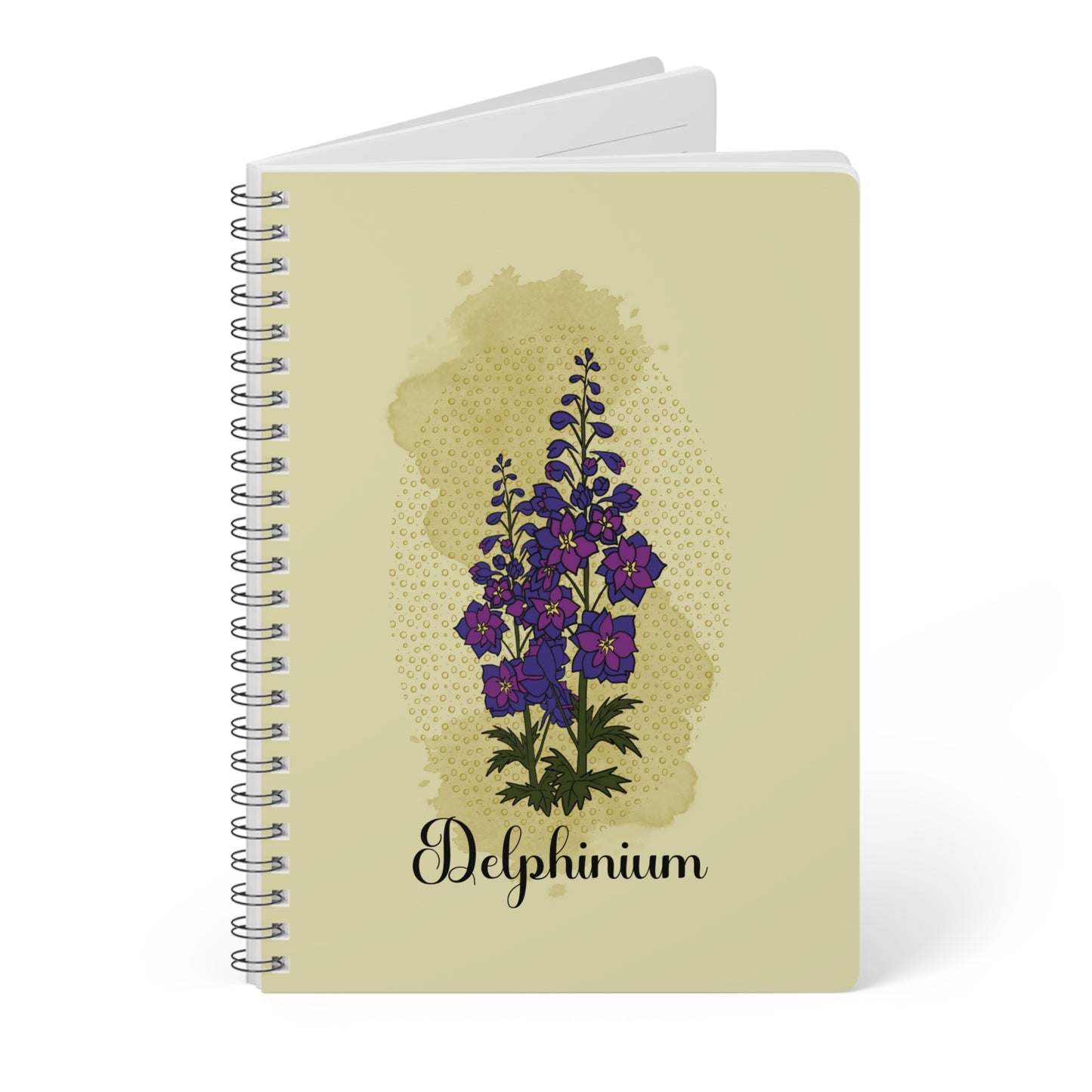 The Poison Garden A5 Notebook (Delphinium)