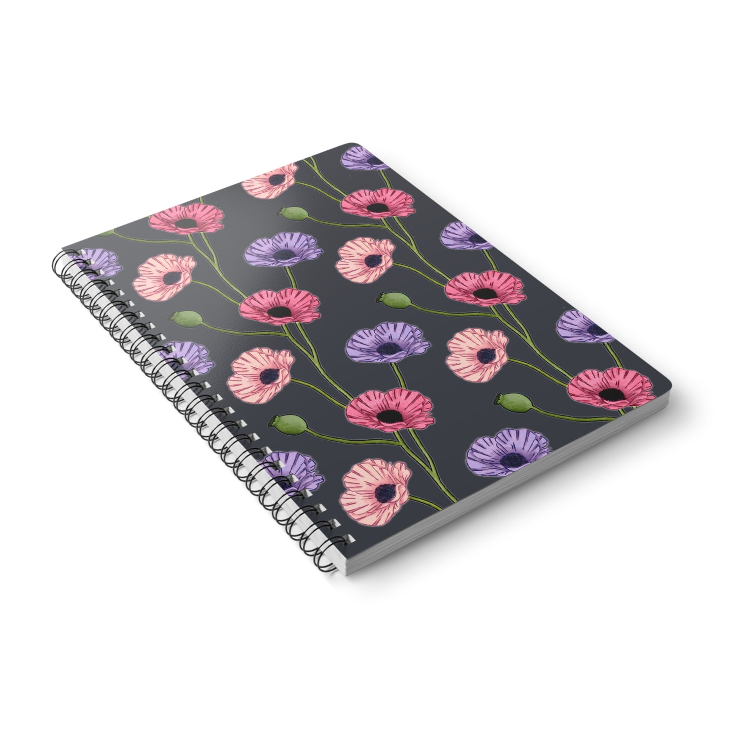 Painted Poppies A5 Notebook