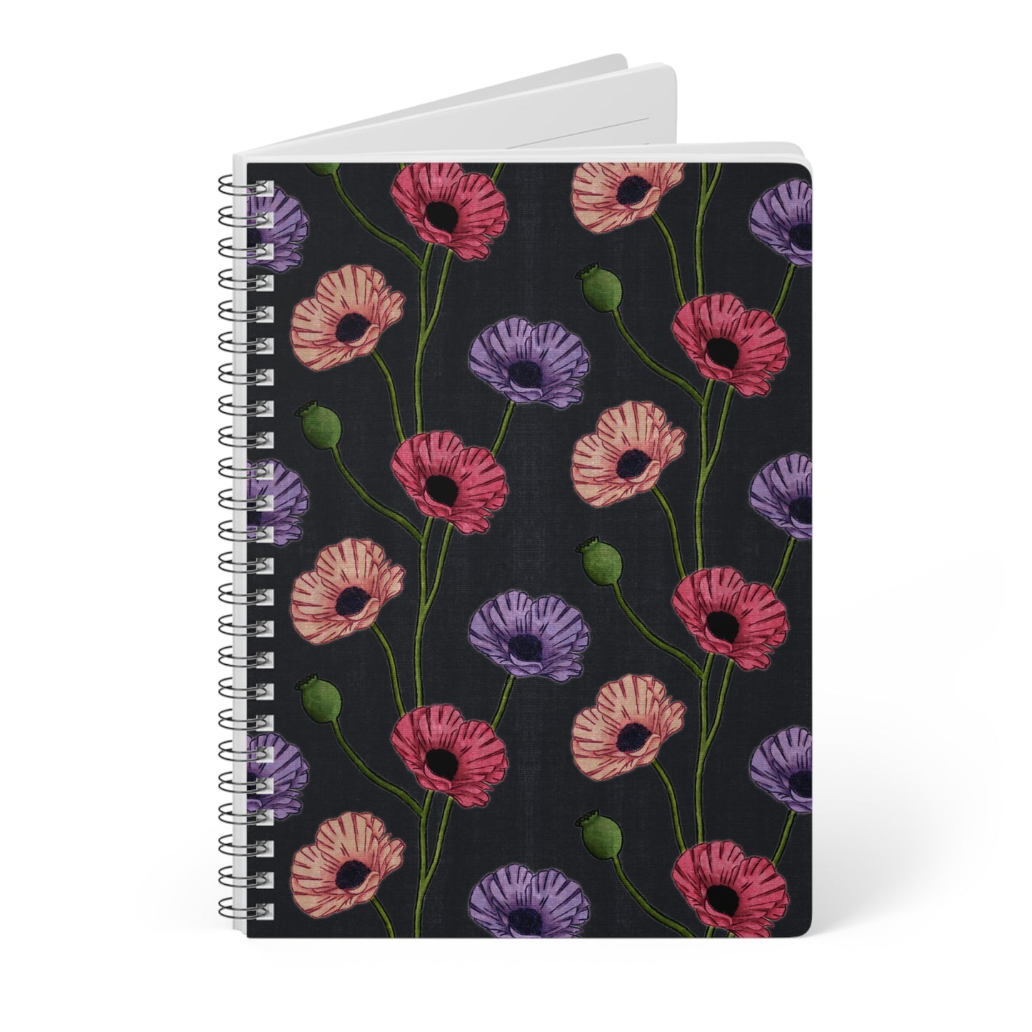 Painted Poppies A5 Notebook