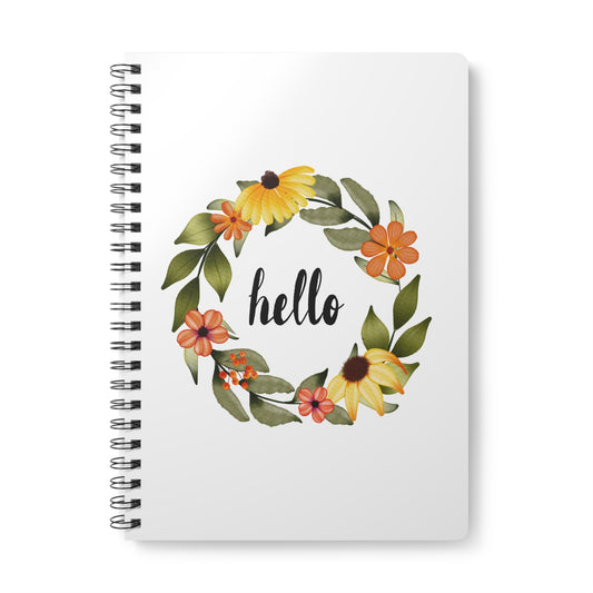 Wild & Free Wreath A5 Notebook