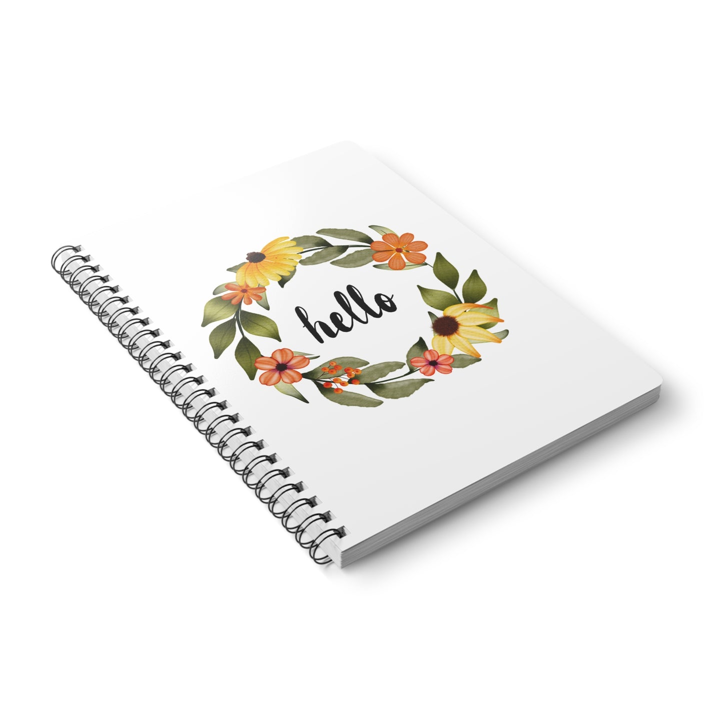 Wild & Free Wreath A5 Notebook