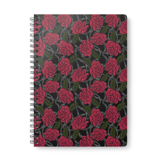 Barbed Rose A5 Notebook