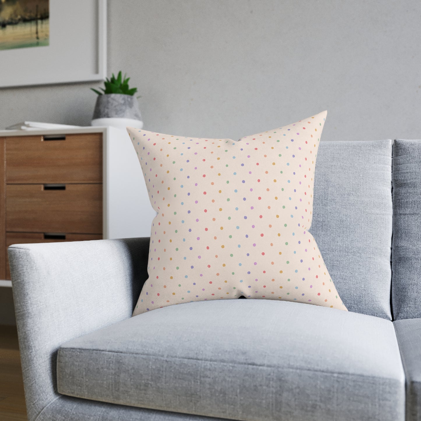 Dino Cuties Coordinating Square Cushion