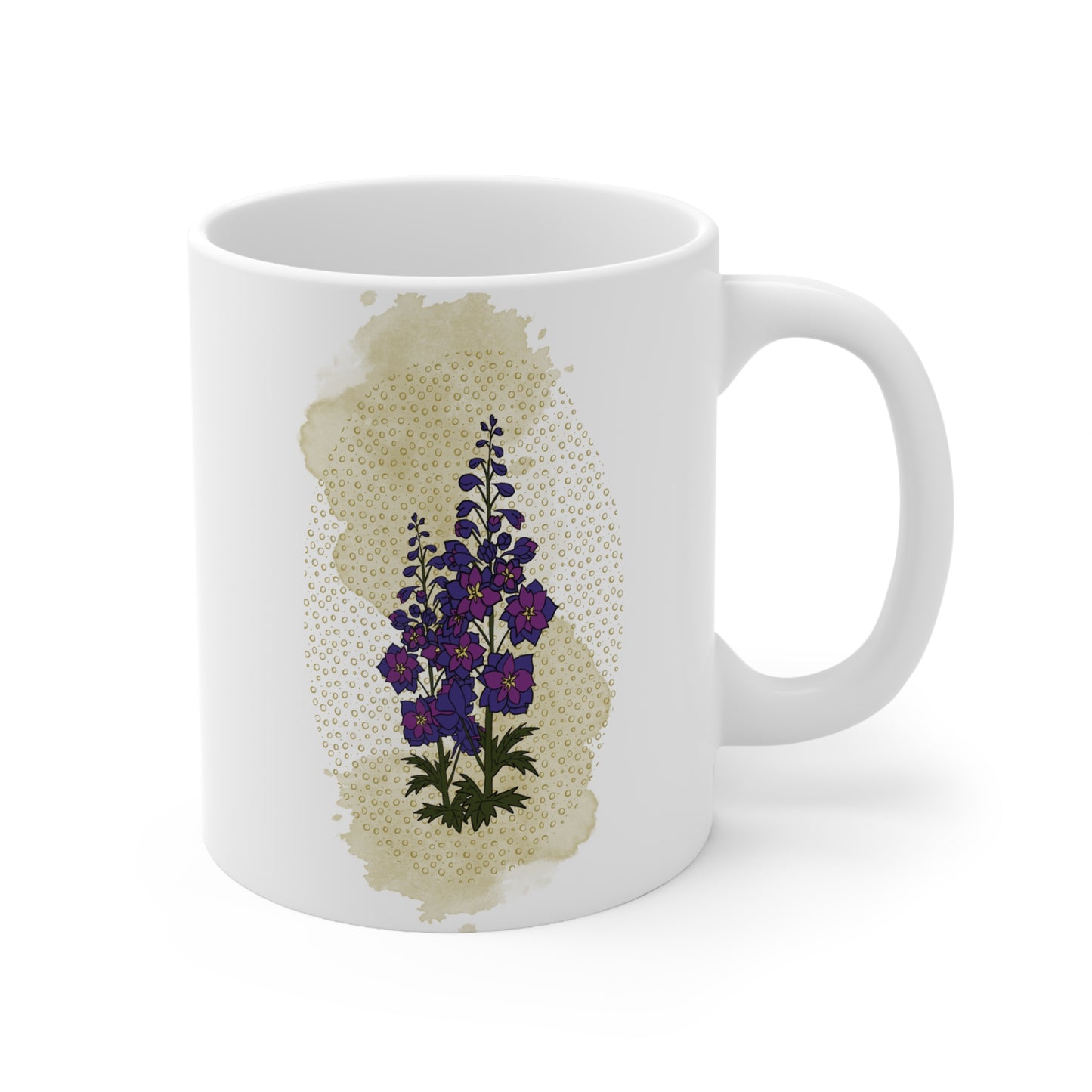 The Poison Garden 11oz Ceramic Mug (Delphinium)