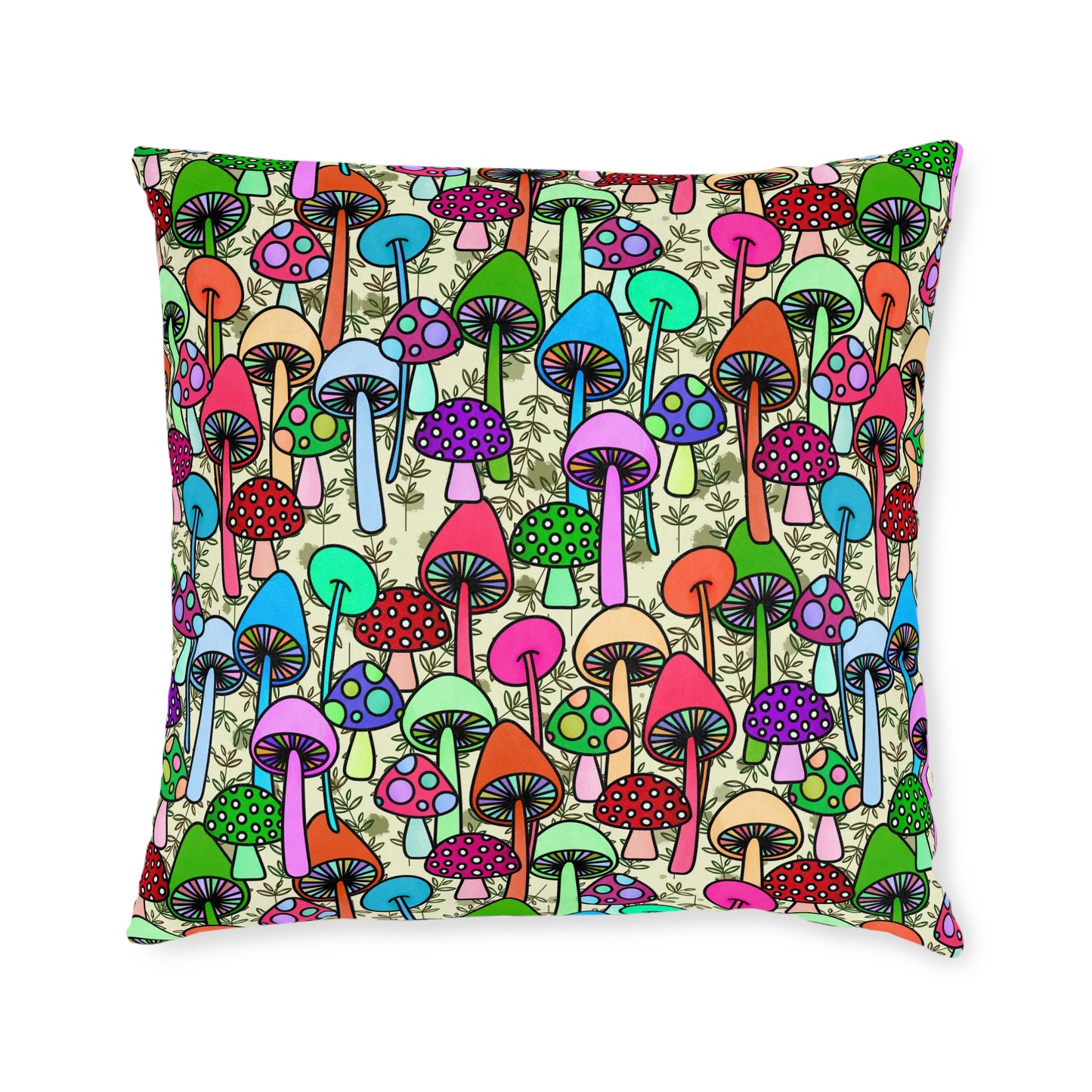 Shrooms Square Cushion