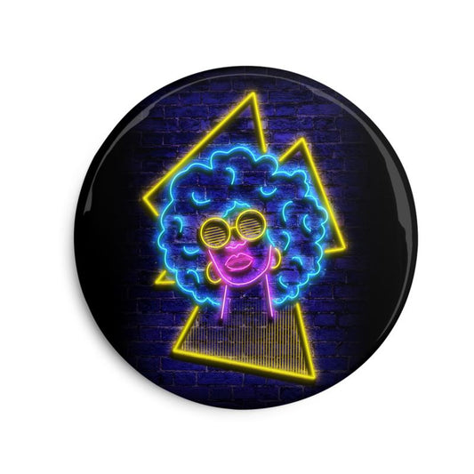 Disco Girl Fridge Magnet