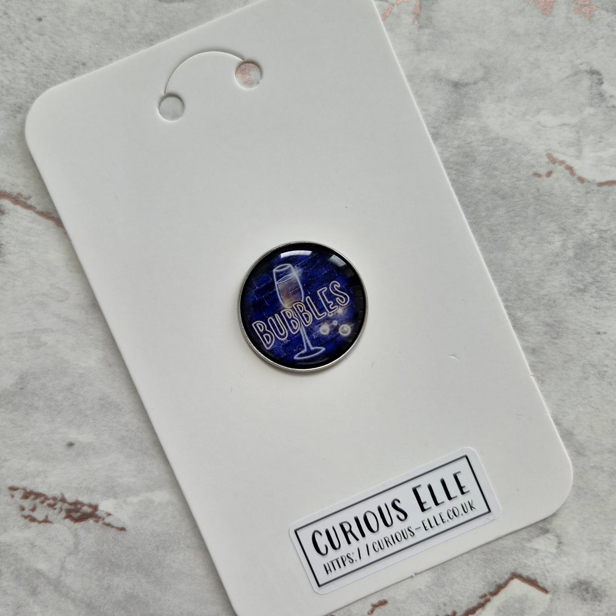 Bubbles Button Magnet