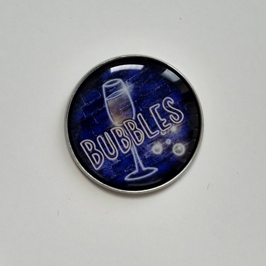 Bubbles Button Magnet