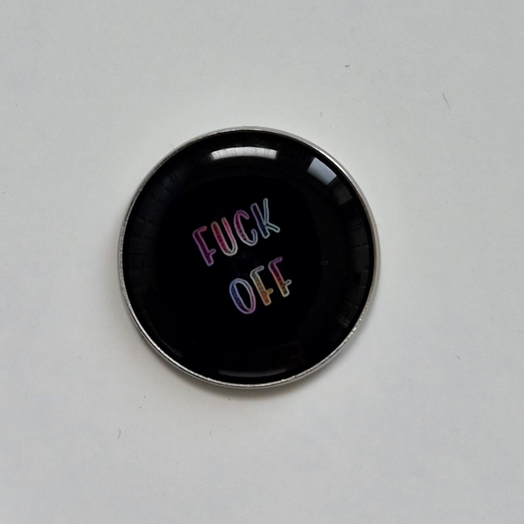 Cute but Sweary Button Magnets