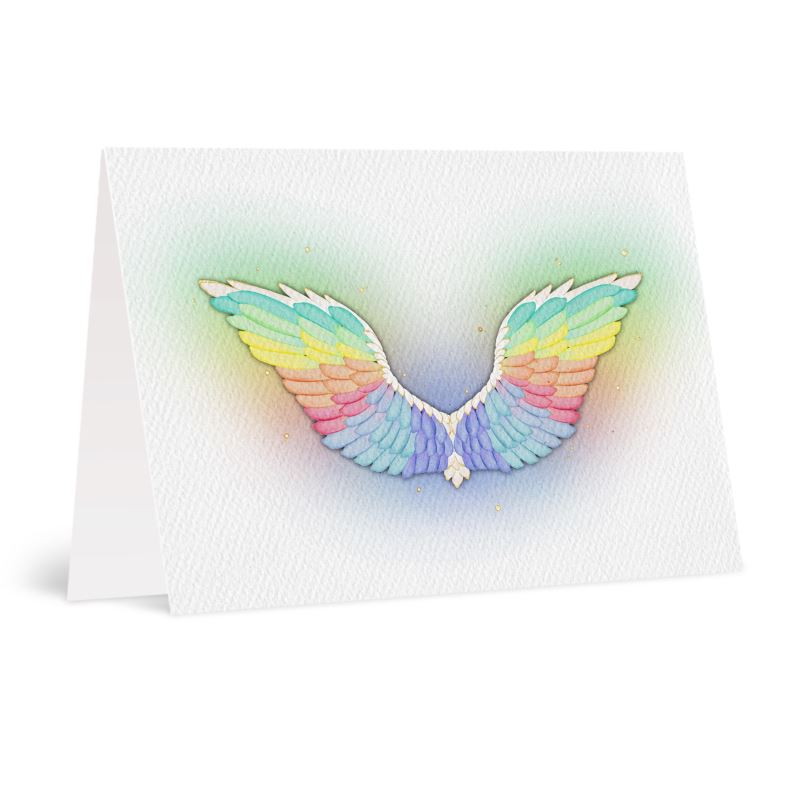 Gilded Wings A6 Greetings Card