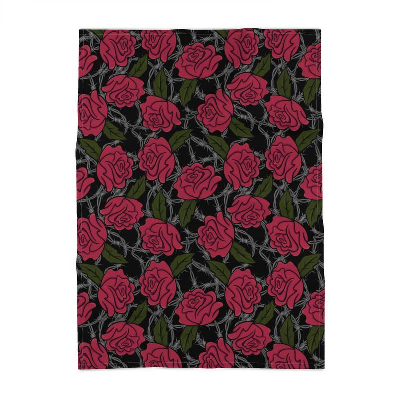 Barbed Rose Tea Towel