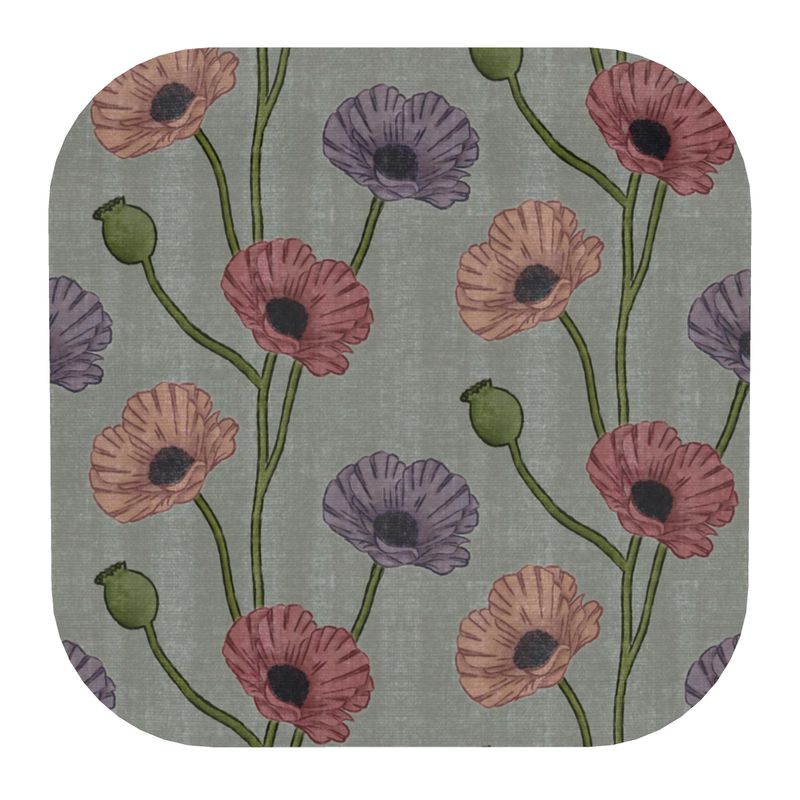 Painted Poppies Coaster