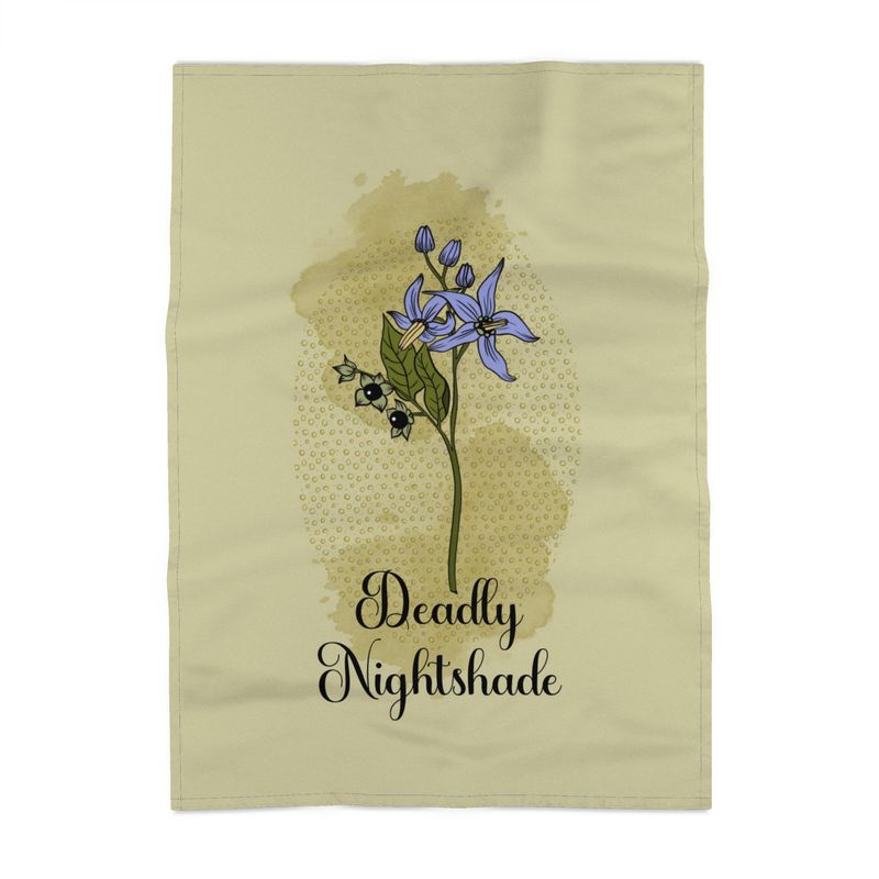 The Poison Garden (Deadly Nightshade) Tea Towel