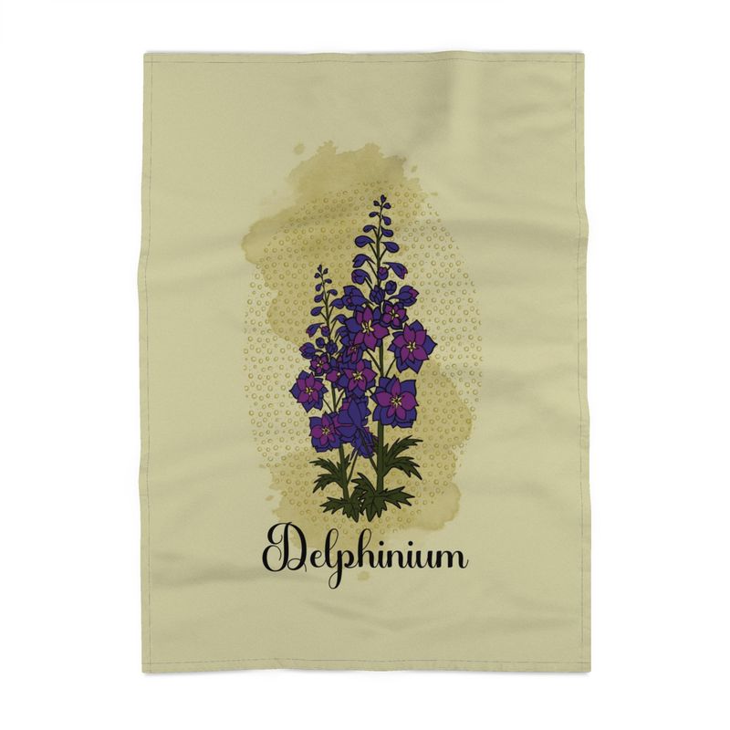 The Poison Garden (Delphinium) Tea Towel