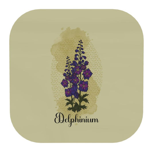 The Poison Garden (Delphinium) Coaster