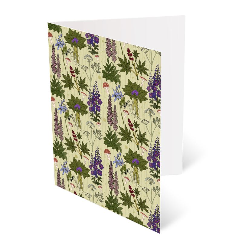 The Poison Garden A6 Greetings Card