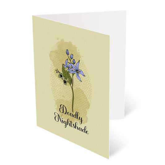 The Poison Garden (Deadly Nightshade) A6 Greetings Card