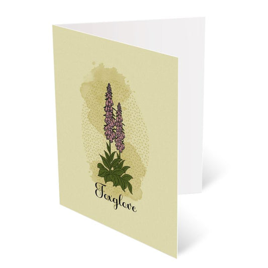 The Poison Garden (Foxglove) A6 Greetings Card