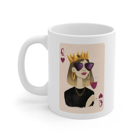 Queen of Hearts 11oz Ceramic Mug