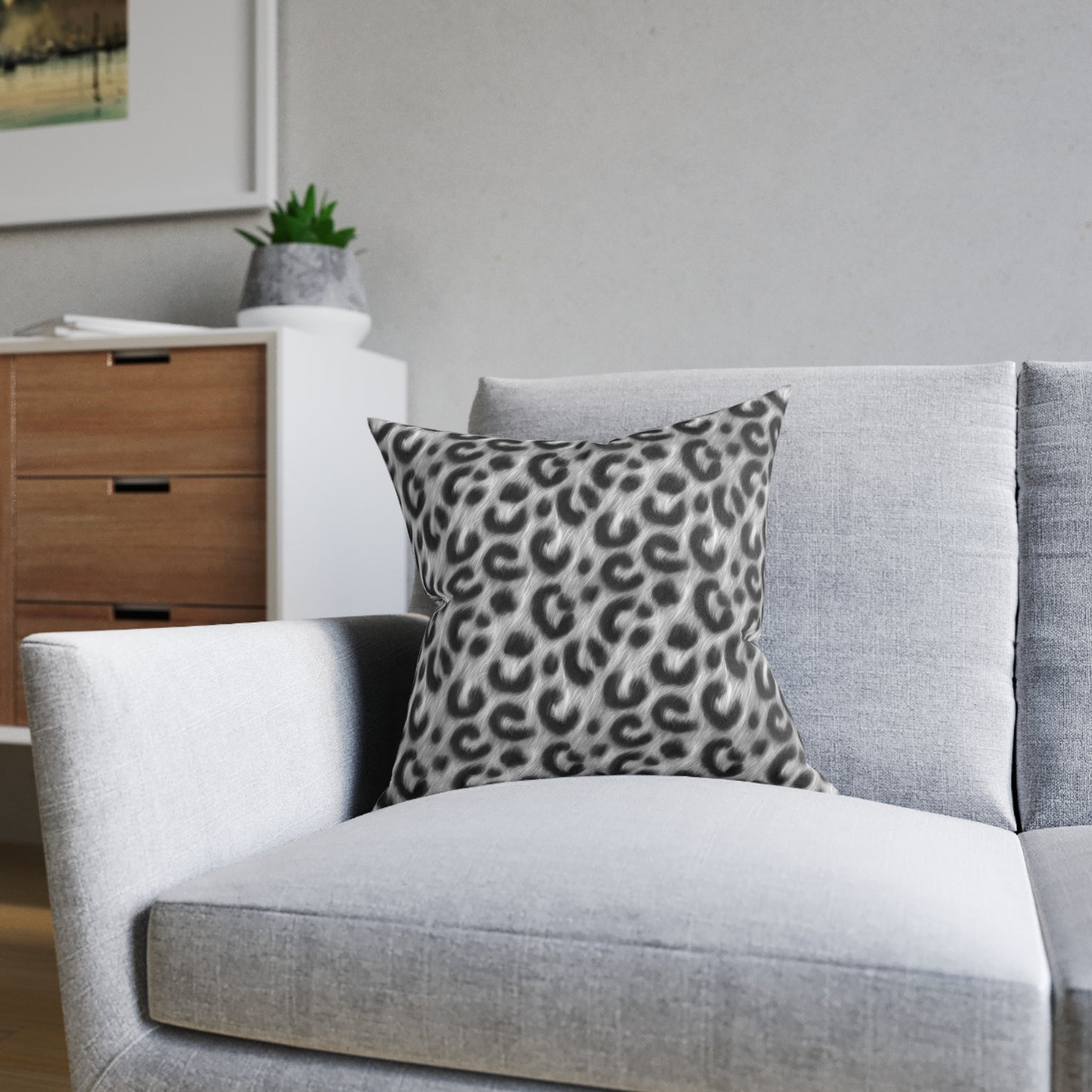 Leopard Luxe Square Cushion