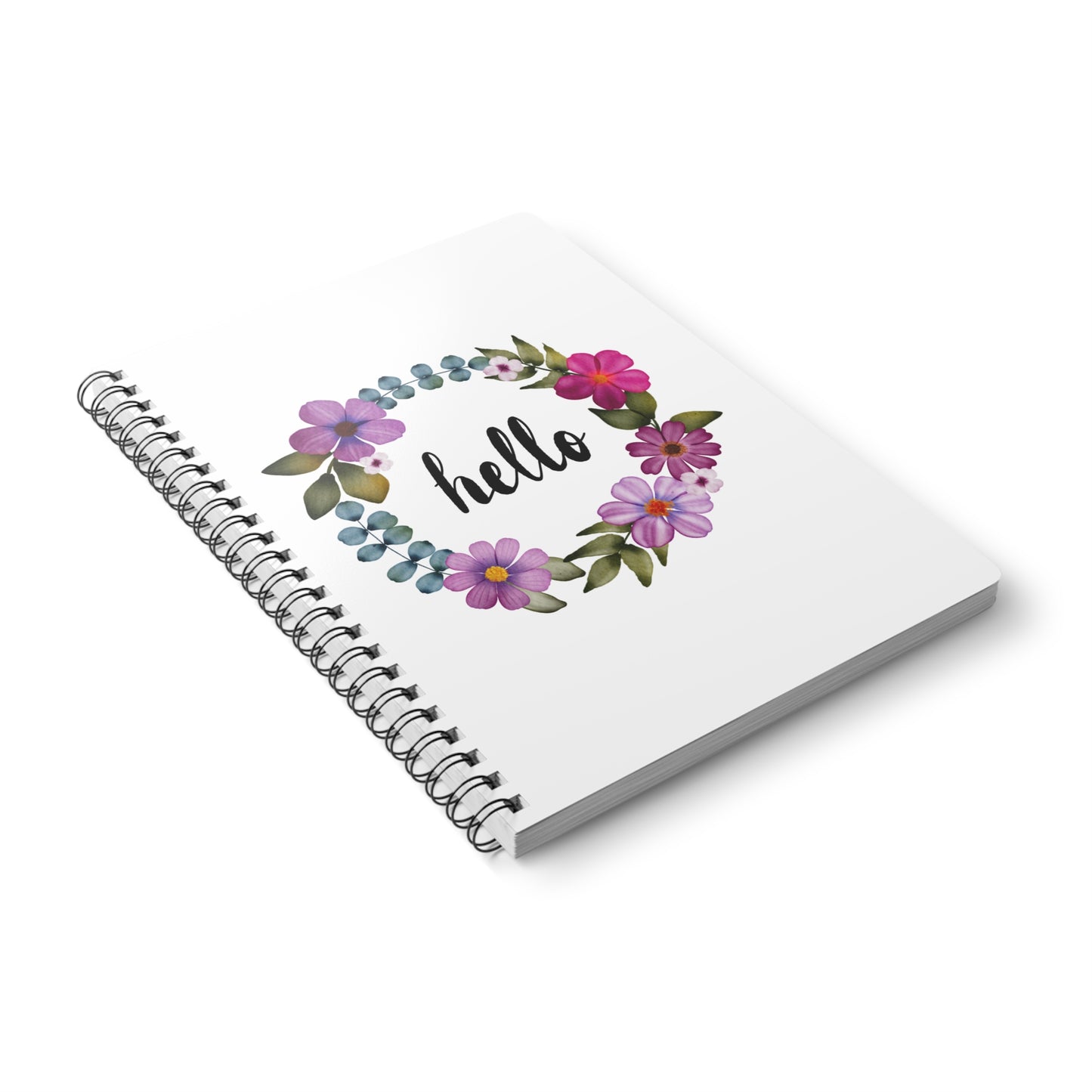 Wild & Free Wreath A5 Notebook