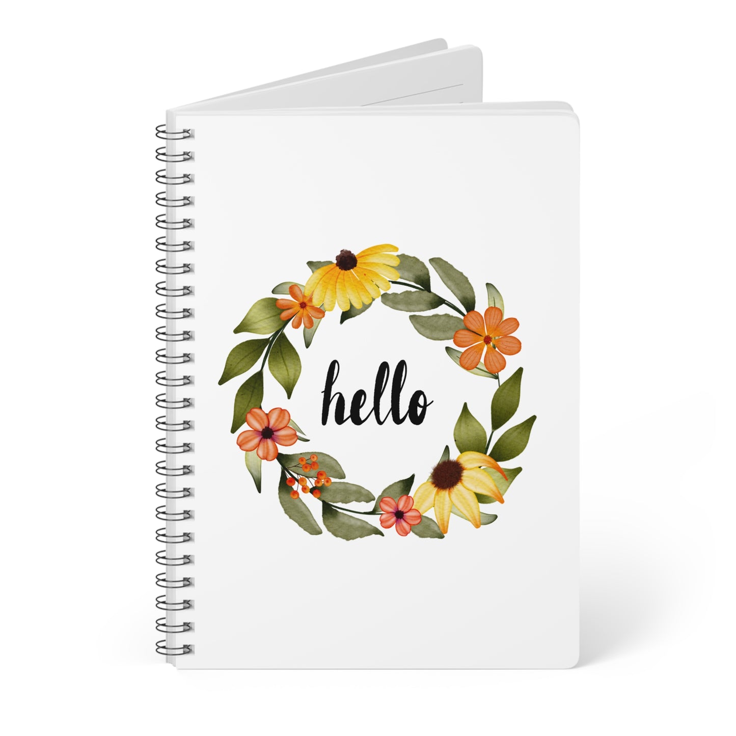 Wild & Free Wreath A5 Notebook