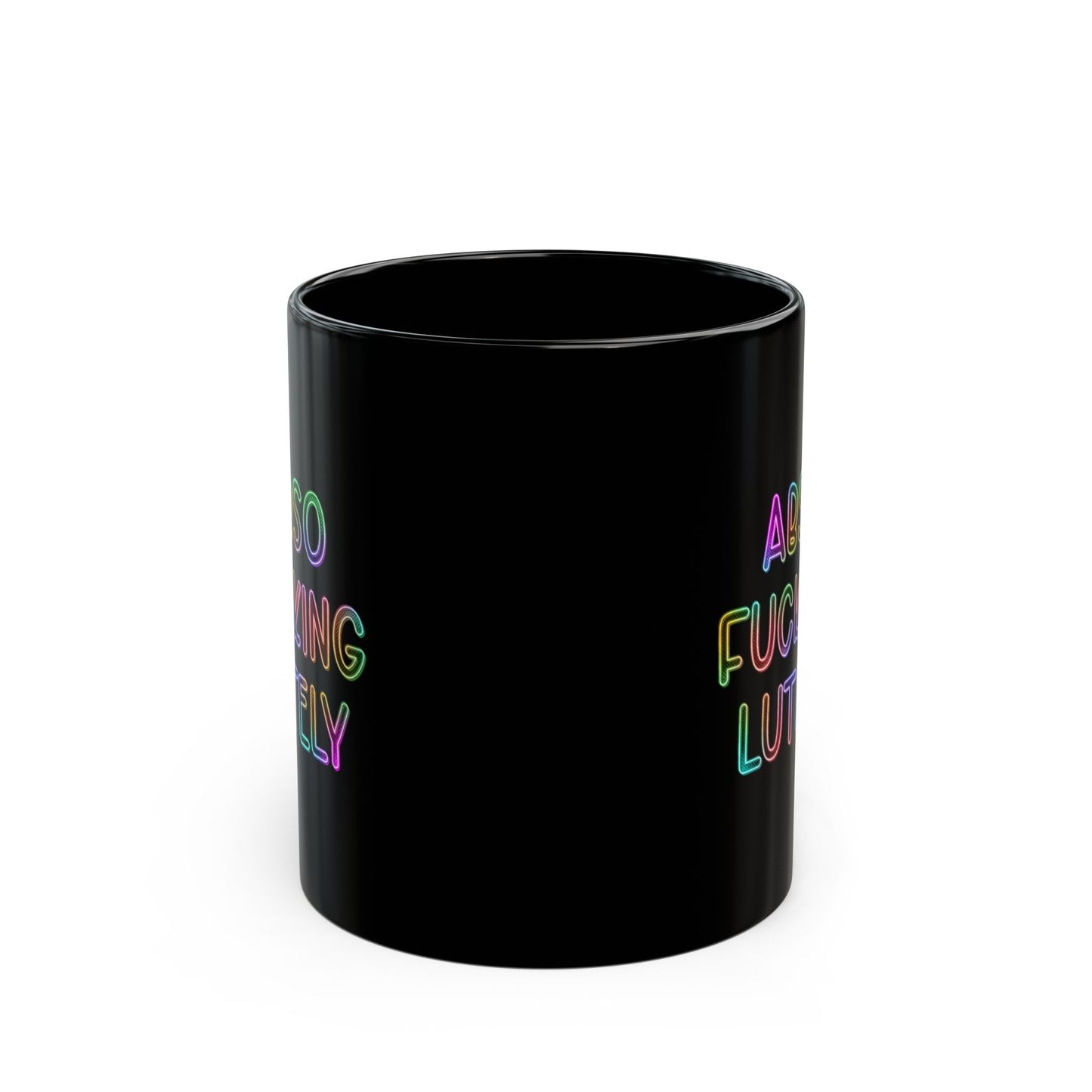 Absof*ckinglutely 11oz Black Mug