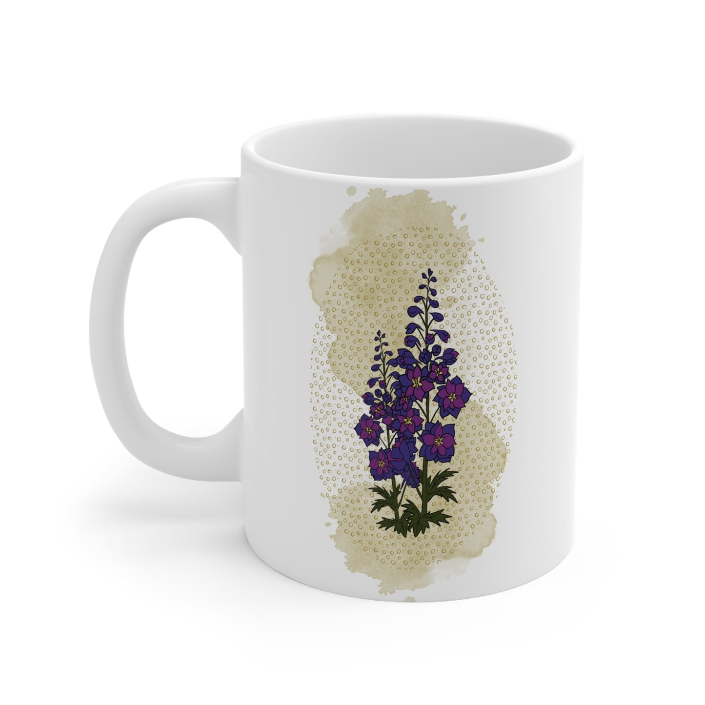 The Poison Garden 11oz Ceramic Mug (Delphinium)