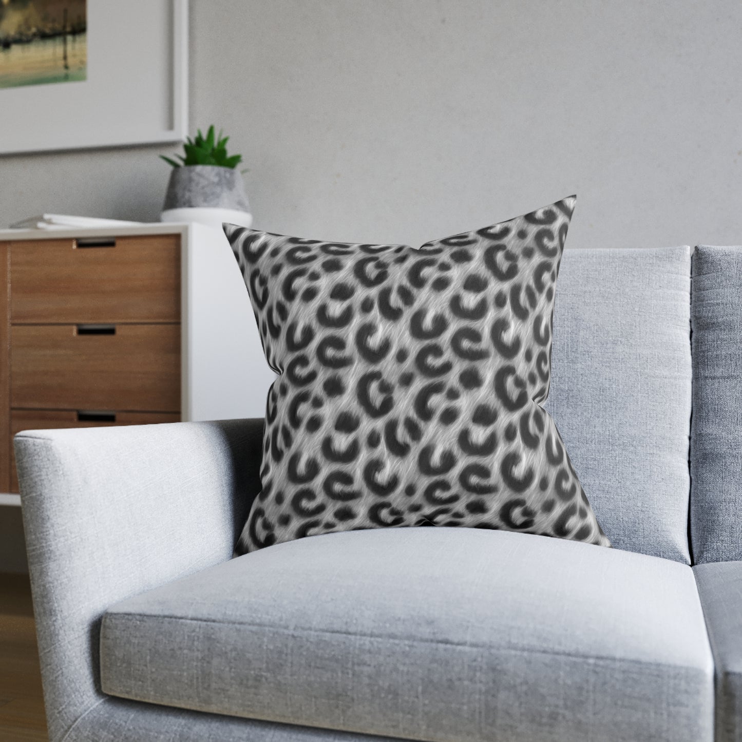 Leopard Luxe Square Cushion