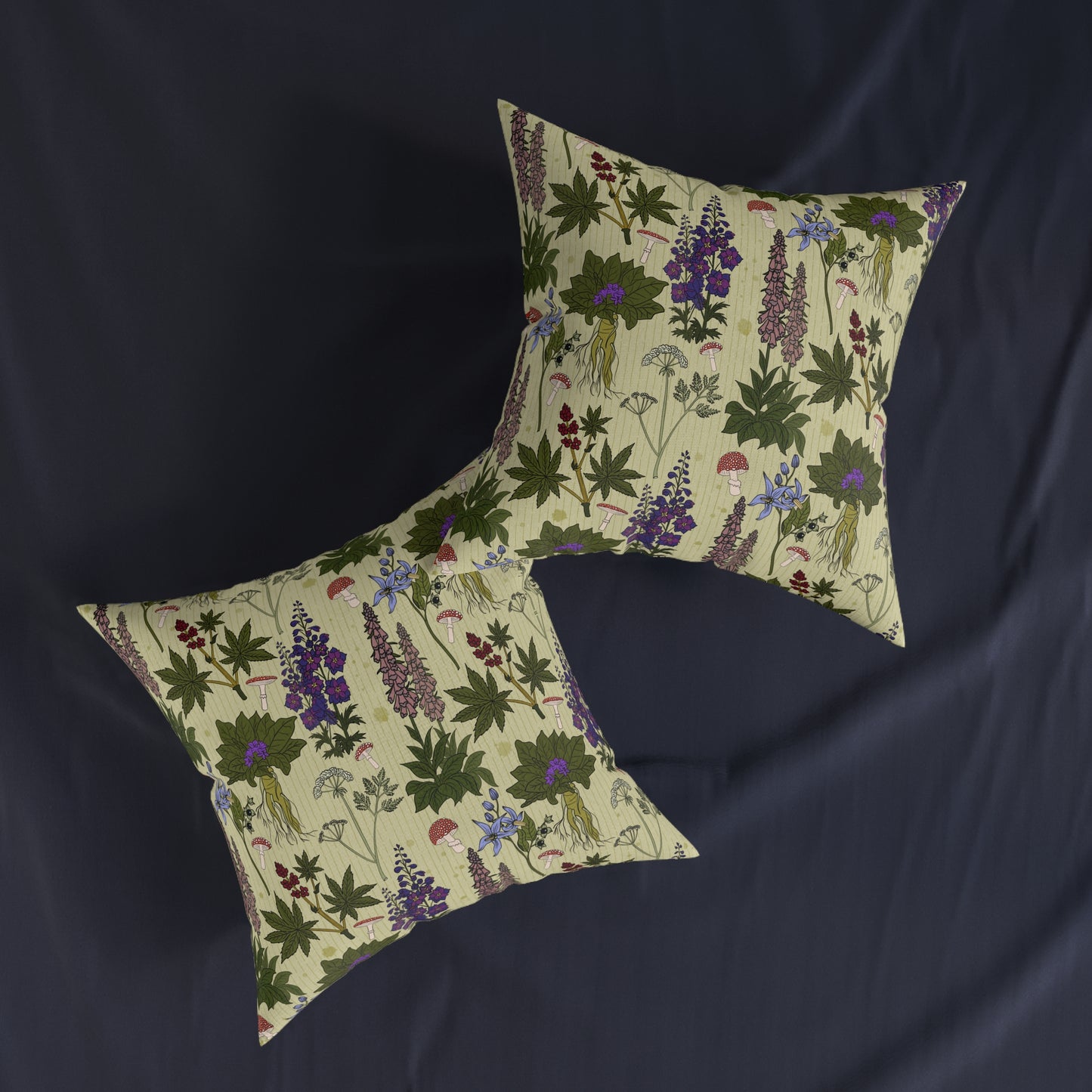 The Poison Garden Square Cushion