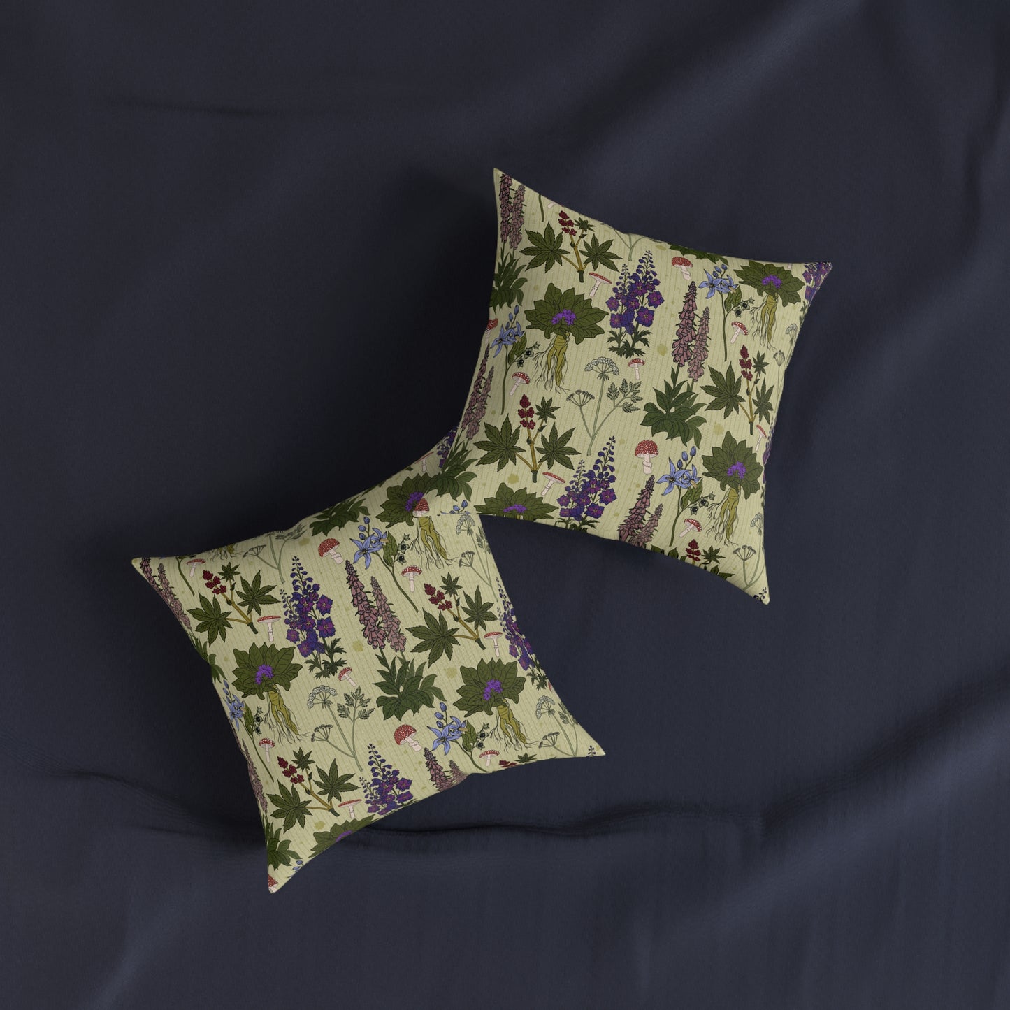 The Poison Garden Square Cushion