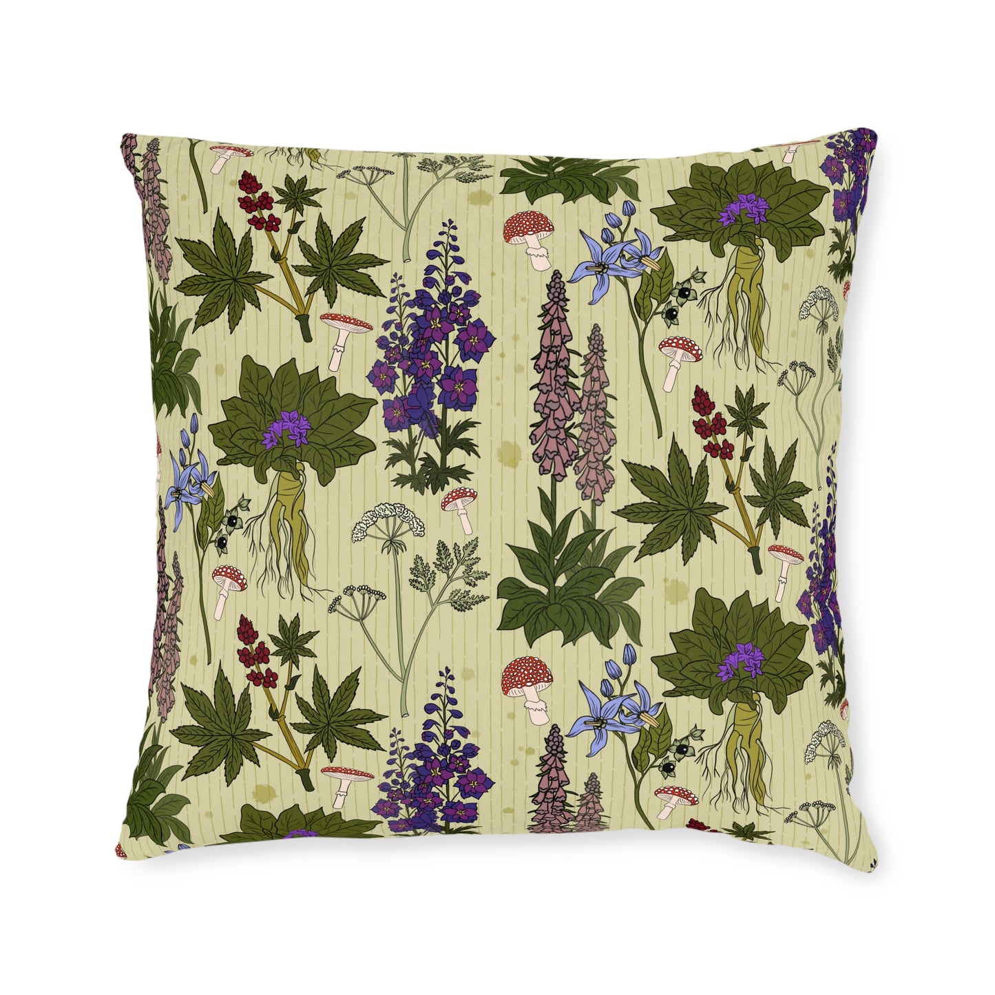 The Poison Garden Square Cushion